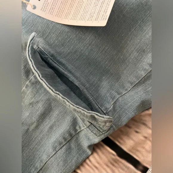 Venessa Scott Denim double breasted denim blazer